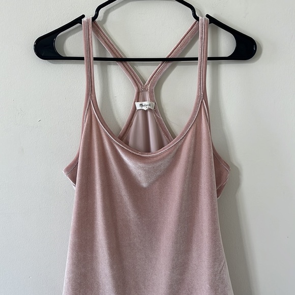 Madewell Velvet Racerback Bodysuit Size Large - Picture 4 of 13